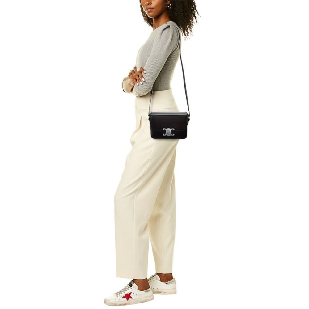 CELINE Teen Triomphe Leather Shoulder Bag - Picture 4 of 4